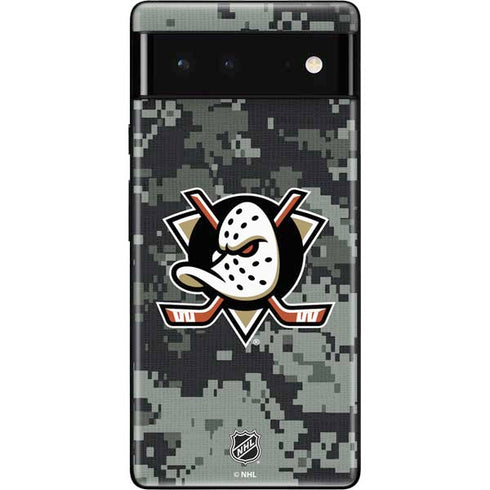NHL Anaheim Ducks Camo Google Pixel 6 Skin